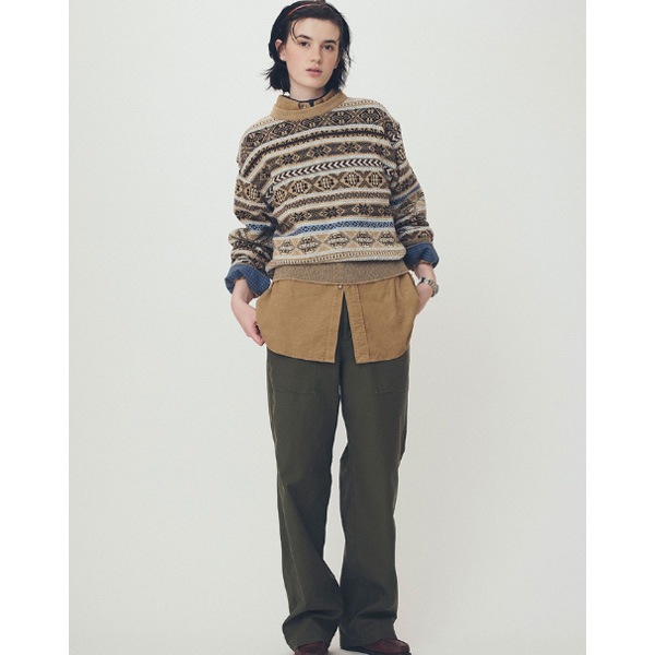 ��26AW��THE SHINZONE ���󥾡��� FAIR ISLE KNIT PULLOVER �ե��������� �˥åȥץ륪���С� 26AMSNI07 ��ǥ�����������̵���ۡ�ͽ���