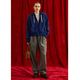 ��26FW��Oblada ���֥�� FINE PANTS CHECK �ե�����ѥ�� �����å� F2610PT15 ��ǥ�����������̵���ۡ����ͽ���