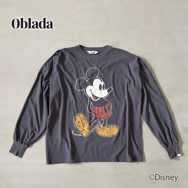 Oblada ���֥�� �ߥå�������T����� Ĺµ MICKEY LONG TEE M2610CU27������̵���ۡ�ͽ���