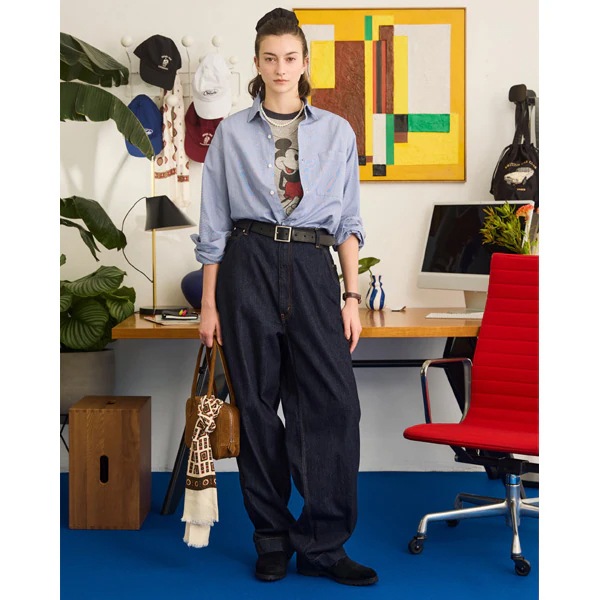 ��26SS��Oblada ���֥�� SKATER JEANS ���������������� S2410DP01������̵����