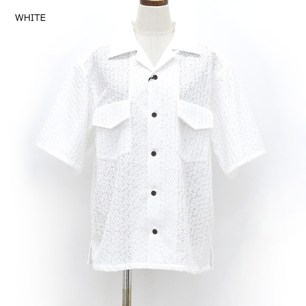 ��26SUMMER��Oblada ���֥�� �ե�����֥������꡼����� �ɽ� FLOWER EMBROIDERY SHIRT M2610SH06������̵����