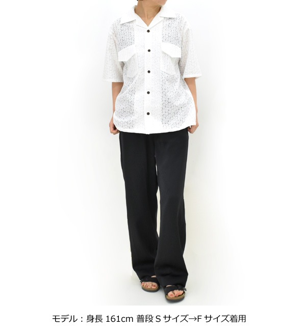 ��26SUMMER��Oblada ���֥�� �ե�����֥������꡼����� �ɽ� FLOWER EMBROIDERY SHIRT M2610SH06������̵����