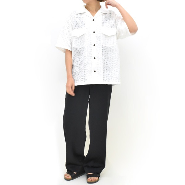 ��26SUMMER��Oblada ���֥�� �ե�����֥������꡼����� �ɽ� FLOWER EMBROIDERY SHIRT M2610SH06������̵����