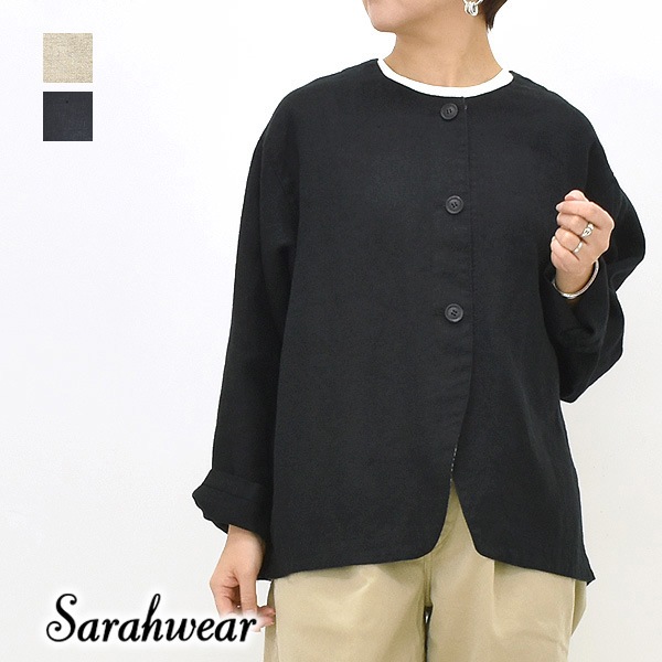 Sarah Wear サラウェア リネンボレロ カーディガン C60223 レディース 