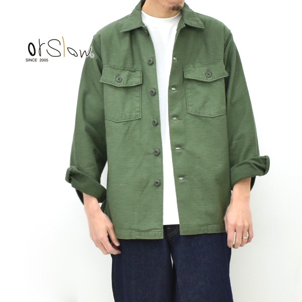 orSlow オアスロウ ファティーグシャツ ミリタリージャケット US ARMY
