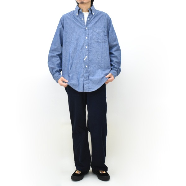 orSlow ���������� ����������� �ܥ�������󥷥�� �����֥졼 STANDARD BUTTON DOWN SHIRT 01-8112-84������̵����