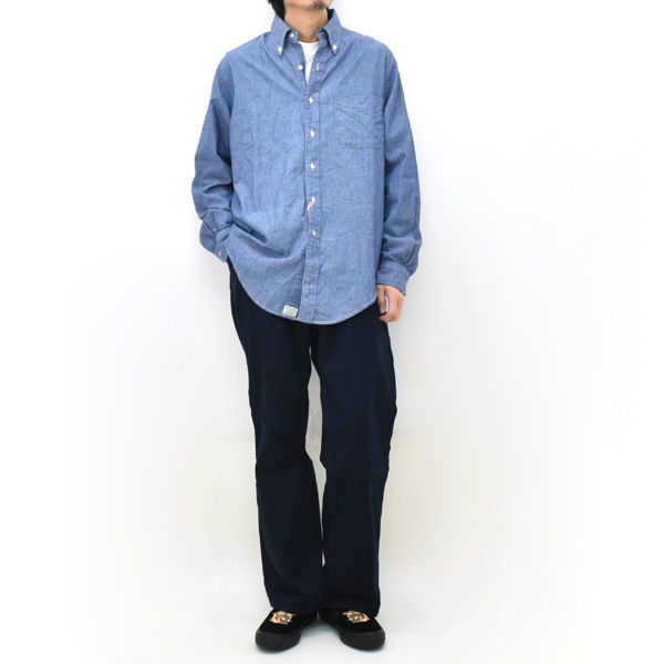 orSlow ���������� ����������� �ܥ�������󥷥�� �����֥졼 STANDARD BUTTON DOWN SHIRT 01-8112-84������̵����