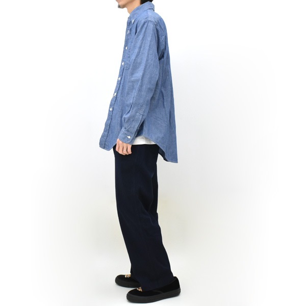 orSlow ���������� ����������� �ܥ�������󥷥�� �����֥졼 STANDARD BUTTON DOWN SHIRT 01-8112-84������̵����