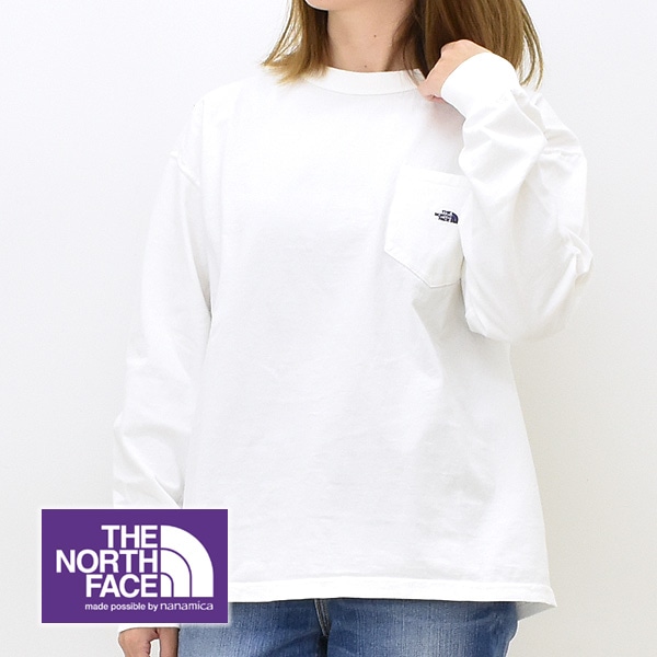 THE NORTH FACE PURPLE LABEL �Ρ����ե����� �ѡ��ץ�졼�٥� "7oz L/S POCKET TEE" �ݥ��åȻɽ� ĹµT����� NT3365N ��˥��å���������̵����