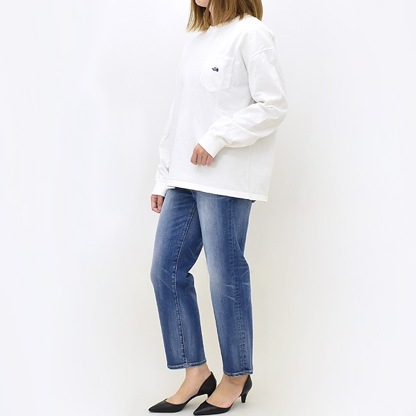 THE NORTH FACE PURPLE LABEL �Ρ����ե����� �ѡ��ץ�졼�٥� "7oz L/S POCKET TEE" �ݥ��åȻɽ� ĹµT����� NT3365N ��˥��å���������̵����