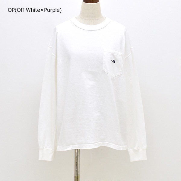 THE NORTH FACE PURPLE LABEL �Ρ����ե����� �ѡ��ץ�졼�٥� "7oz L/S POCKET TEE" �ݥ��åȻɽ� ĹµT����� NT3365N ��˥��å���������̵����