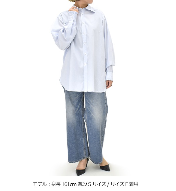 ��25FW��Oblada ���֥�� GLANCE SHIRT �ե�륫�顼����� F2510BL01������̵����