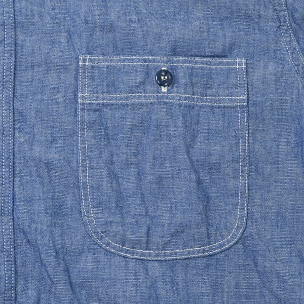 orSlow ���������� ���å����ե��å� �����֥졼 �������� RELAX FIT CHAMBRAY WORK SHIRT 01-8270-84������̵����