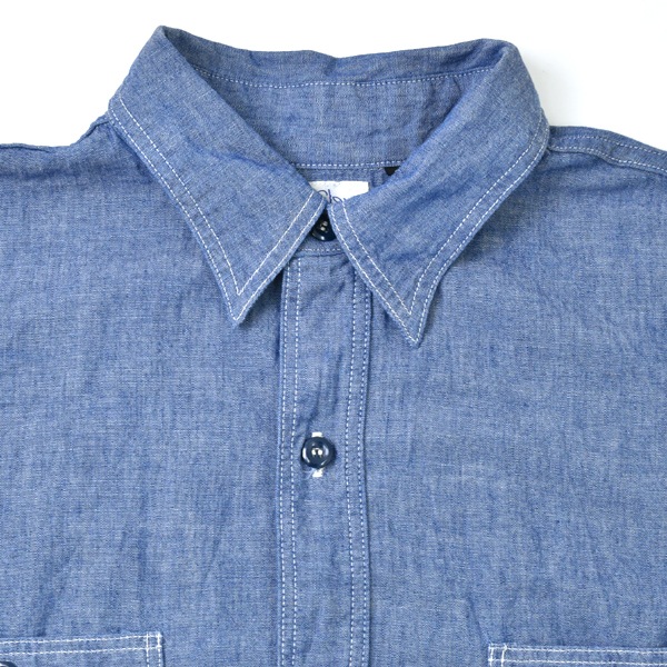 orSlow ���������� ���å����ե��å� �����֥졼 �������� RELAX FIT CHAMBRAY WORK SHIRT 01-8270-84������̵����