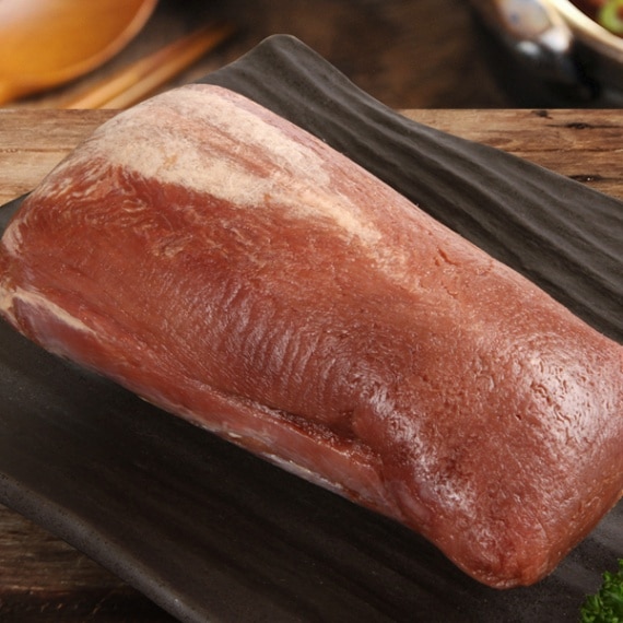 [凍]アメリカ産皮むき牛タンブロック約1kg【量り売り】※クレジットカード・銀行振込支払い不可※