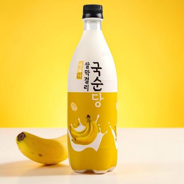 [麹醇堂]バナナ米マッコリ Alc.4％ 750ml/韓国まっこり　韓国お酒