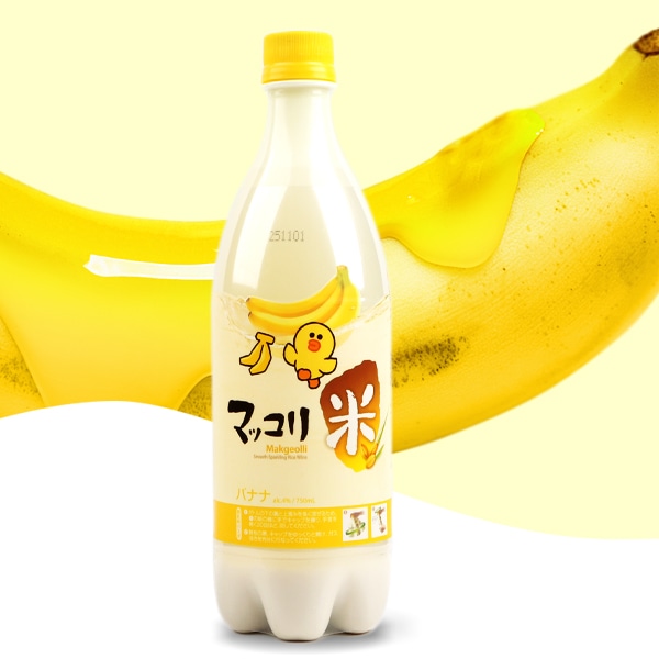 [麹醇堂]バナナ米マッコリ Alc.4％ 750ml/韓国まっこり　韓国お酒