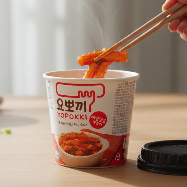 ヨポッキ] 即席 甘辛 トッポギ カップ 140g / YOPOKKI カップ トッポキ