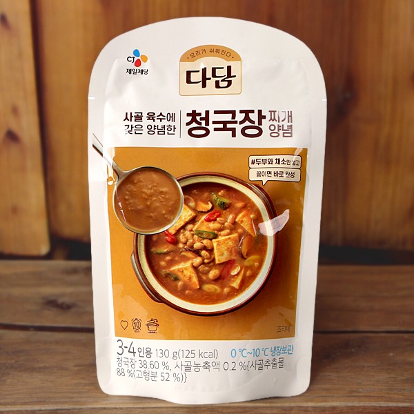[冷]CJ ダダム チョングッジャン鍋の素130g/韓国食品　韓国食材　調味料