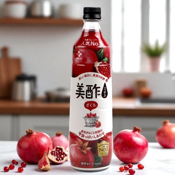 [CJ]プチジェル美酢(ミチョ)ざくろ味900ml ダイエット酢 健康酢 酢飲料 飲むお酢 健康飲料 韓国飲み物