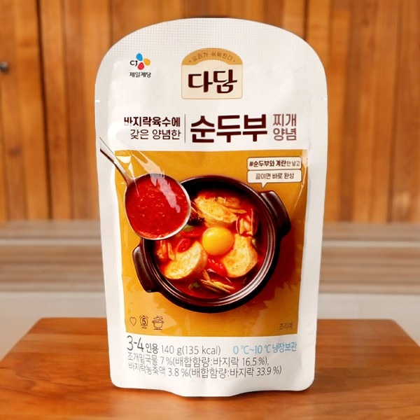 [冷]CJダダムスン豆腐チゲの素140g/スンドゥブチゲ ヤンニョム　