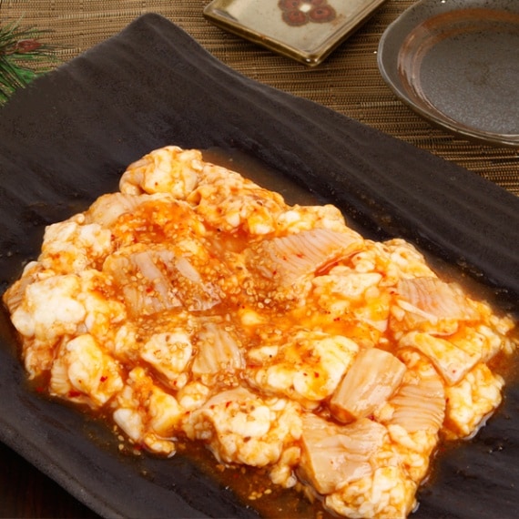 [凍] 味付け 牛 シマ腸 400g