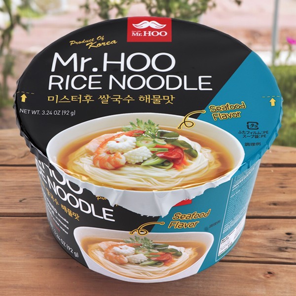 [Mr.Hoo]お米ヌ-ドル(海鮮味)92g/シーフード味 カップラーメン 韓国らーめん ヘルシー 低カロリー 海鮮 ラーメン