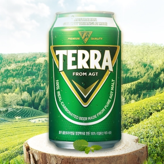 [jinro] テラビール(缶ビール・355ml×1本) TERRA 眞露ビール