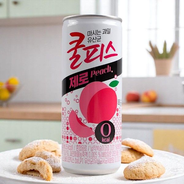 東遠]クルピス ゼロ もも味 230ml / 韓国飲料 乳性炭酸飲料 | 韓国市場