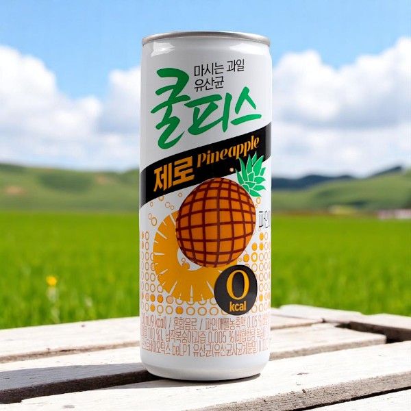東遠]クルピス ゼロ パイナップル味 230ml / 韓国飲料 乳性炭酸