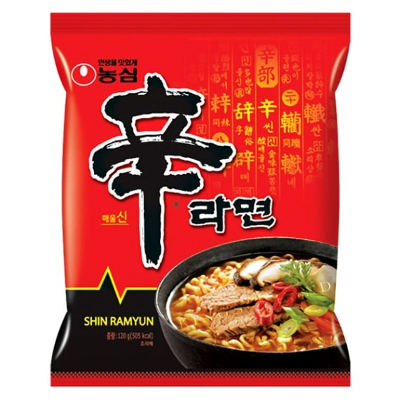 [農心]辛ラーメン 120g/ お歳暮 袋ラーメン 韓国らーめん