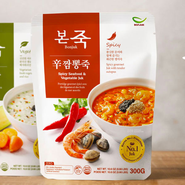 BONJUK]チャンポン粥300g/辛口 本粥 韓国粥 ボンジュク 米飯類