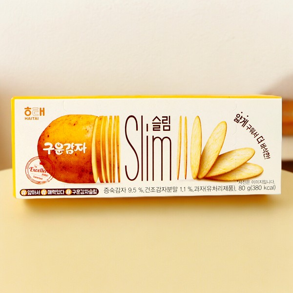 [ヘテ]クウンカムジャスリム80g/韓国食品 韓国お菓子 スナック 韓国土産
