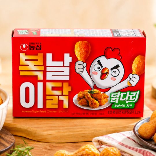 [農心] ダッダリ スナック フライドチキン味 66g｜韓国人気スナック サクサク食感 韓国お菓子