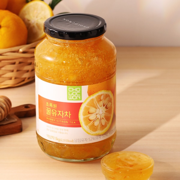 [チョロクウォン]蜂蜜ゆず茶 2kg / お中元 夏ギフト 伝統茶 健康茶 韓国お茶 韓国飲料 韓国ドリンク 韓国食品