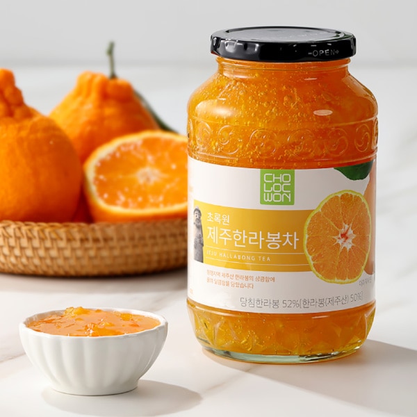 [チョロクウォン] 済州 蜂蜜 ハンラボン茶 2kg / 伝統茶 健康茶 韓国お茶 韓国飲料 韓国ドリンク 韓国食品