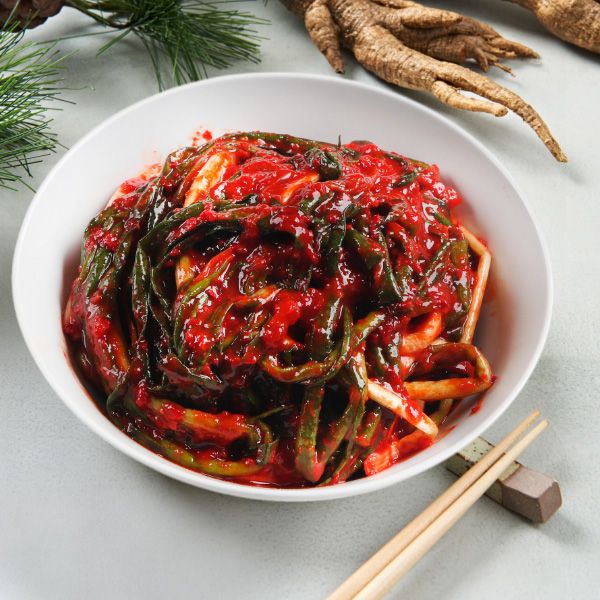 [冷] 韓国市場 ネギ キムチ 500g / シャキ旨 ネギ好き必見