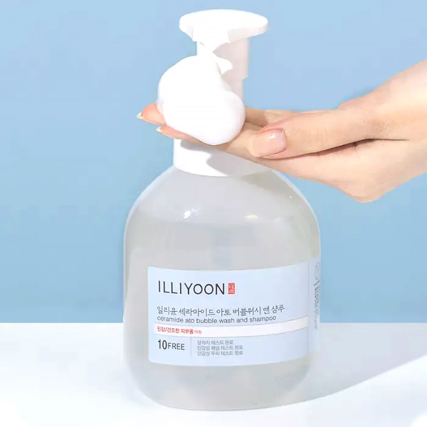 ILLIYOON] セラミド アト バブルウォッシュ＆シャンプー 400ml / 全身