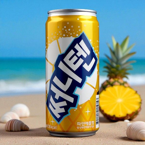 [ヘテ] サニーテン パイナップル 250ml (缶) / 韓国飲料 韓国飲み物 韓国ドリンク