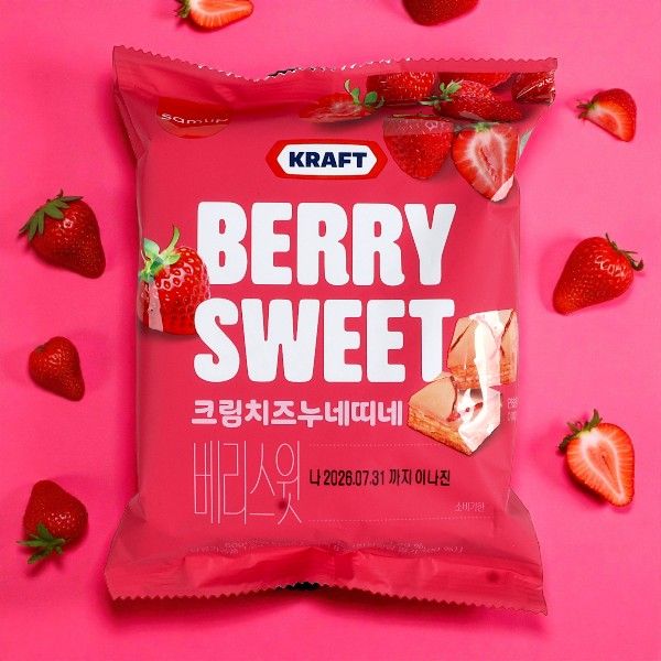 [SAMLIP] ヌネティネ ミニ　クリームチーズ イチゴ 60g / 