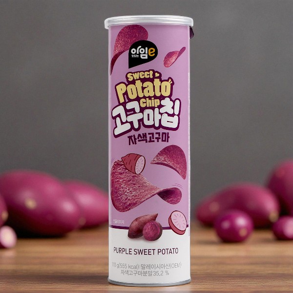 アイムe] スィートポテトチップ (紫イモ) 110g / | 韓国市場,お菓子