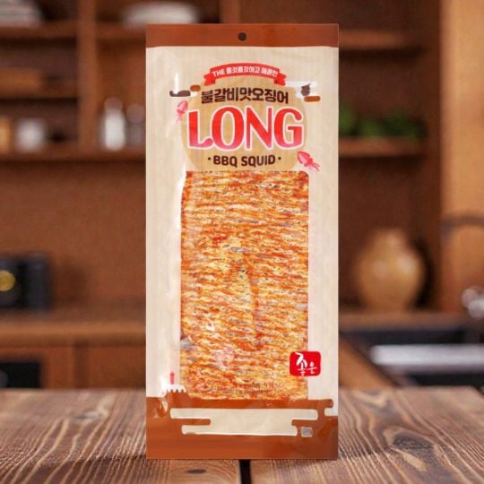 [LONG] 旨辛カルビ味 LONG スルメイカ 90g / 
