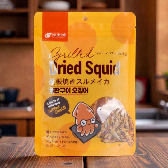 [Dried Squid] 鉄板 焼き スルメ イカ 50g / 