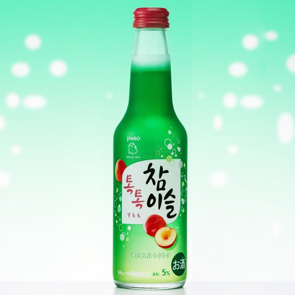 [眞露] チャミスルトクトク すもも/275ml Alc.5％ しゅわしゅわのチャミスル