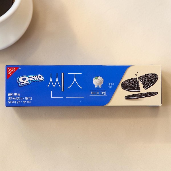 [OREO] オレオ シンズ ホワイトクリーム 84g / 軽い食感で楽しむサクサクオレオ