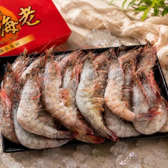 [凍] 神の海老 有頭えび 1kg 海水養殖 バナメイ海老 冷凍 プリプリ食感 業務用 BBQ