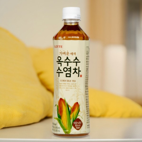 【訳あり】[ロッテ]トウモロコシひげ茶500ml【賞味期限：2026/12/18】