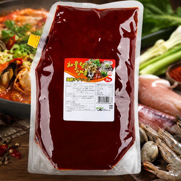 [ニューグリーン]海鮮チゲソース2kg/韓国料理　韓国食品