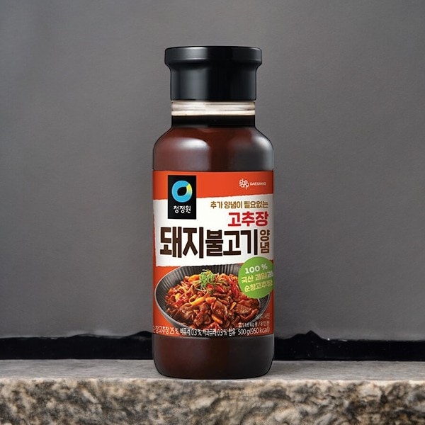 [清浄園]コチュジャン豚肉用プルコギタレ(辛口)500g/韓国食品 ヤンニョム