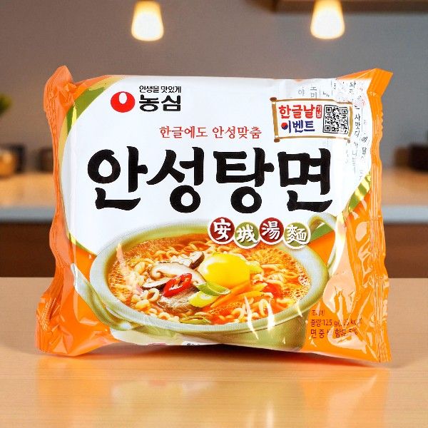 [農心] 安城湯麺 125g / アンソンタンメン　袋ラーメン 韓国らーめん